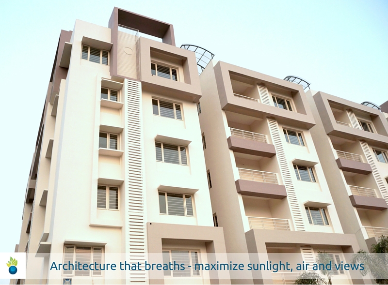 Oxygen Towers at Venkateswara Nagar, residential apartment rajahmundry  | Contemporary Design